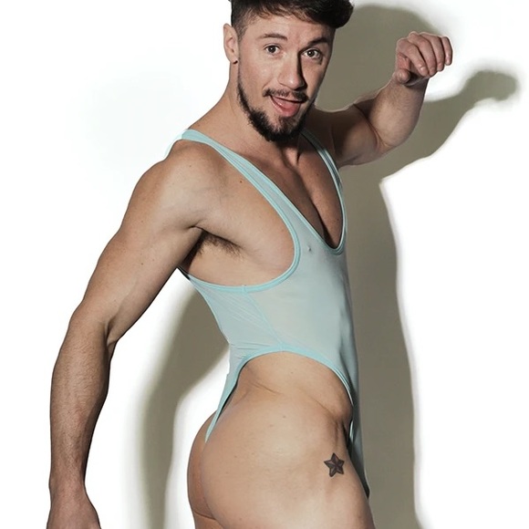 JJ Malibu OMG Bodysuit - Pale Blue (Large) - Picture 7 of 11